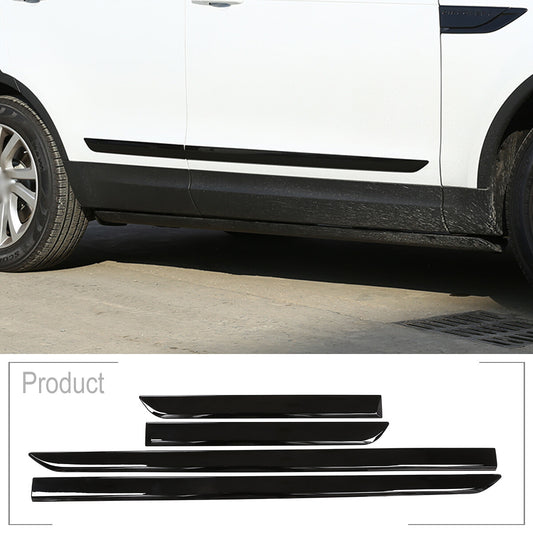 4-piece molded door cover trim for Land Rover Discovery 5 L462 17-23 ABS vehicles. n