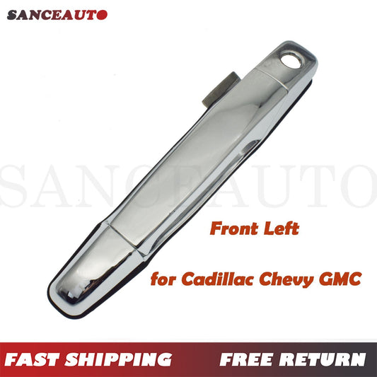 Chrome exterior door handles are suitable for 07-13 for GMC for Cadillac front-wheel drive LH 25960525- n