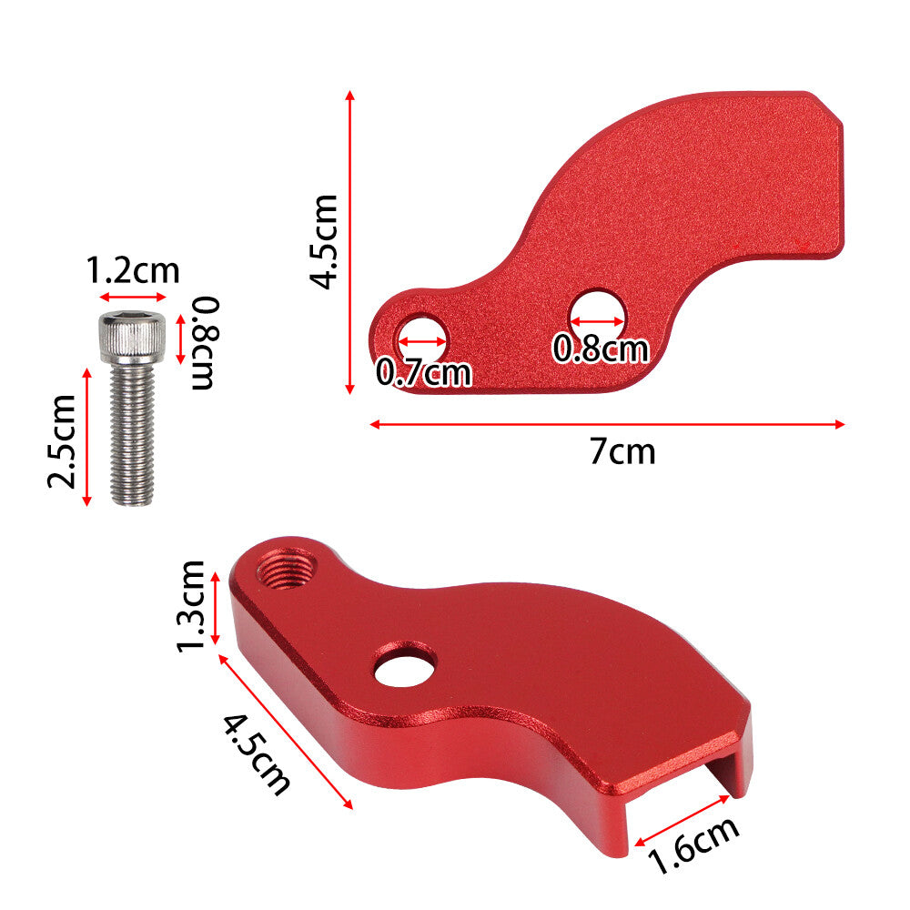 Gear Shift Neutral Assist Bracket Fit for Harley 2018-2025 Aluminum Alloy Red Q