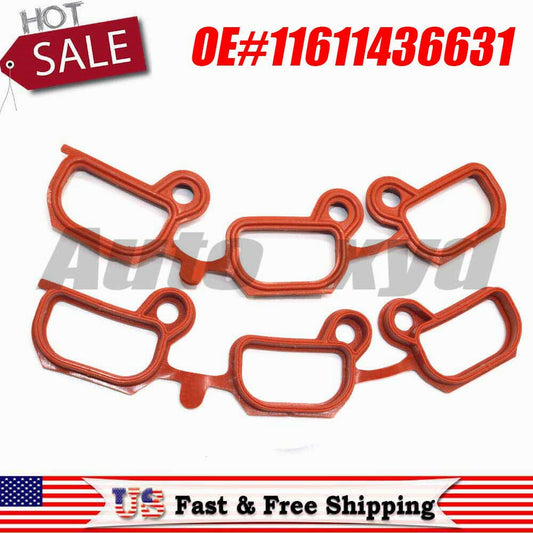 2PCS Intake Manifold Gasket for BMW 323Ci 325Ci 325xi 328Ci 330Ci 330xi X3 Z3 Q