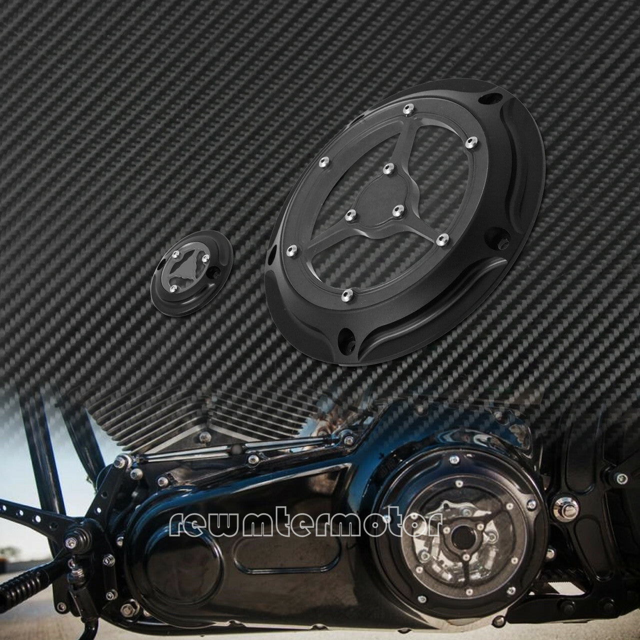 Clarity Derby Cover Timing Timer Cover Fit for Harley Touring FLH/T 2016-2020