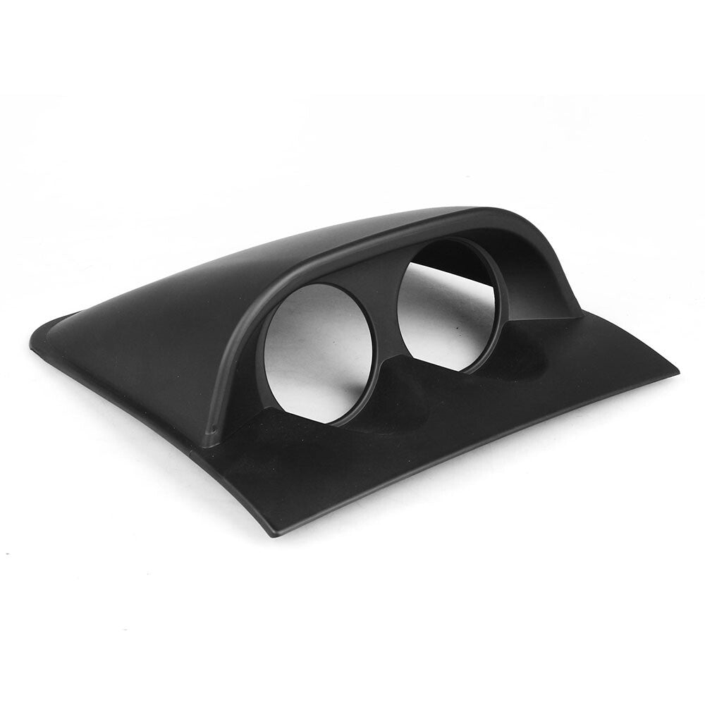 2 52MM Car Black Look ABS Plastic 2 Hole Gauge Meter Mount Pod Q