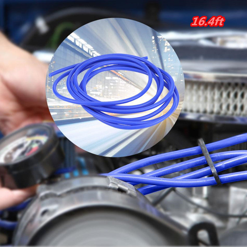 Car Water Vacuum 16.4ft Hose Silicone Pressure Relief Valve Tube Exhaust Pipe