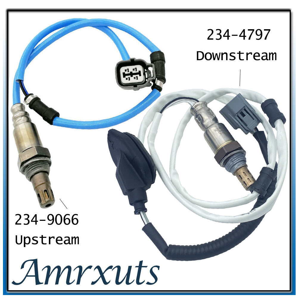 Two-piece upstream and downstream oxygen Lambda sensor kit for 2004-2008 for Acura TSX 2.4L n