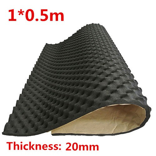 Car 20mm Acoustic Foam Deadening Proofing Hood Sound Shield Insulation 50x100cm