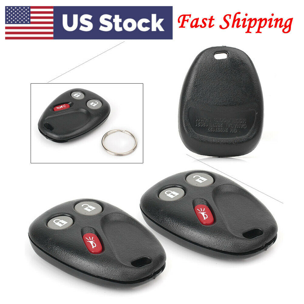 Keyless Remote Key Fob Entry for Tahoe Silverado for Yukon for GMC for Sierra H2 LHJ011 Pair