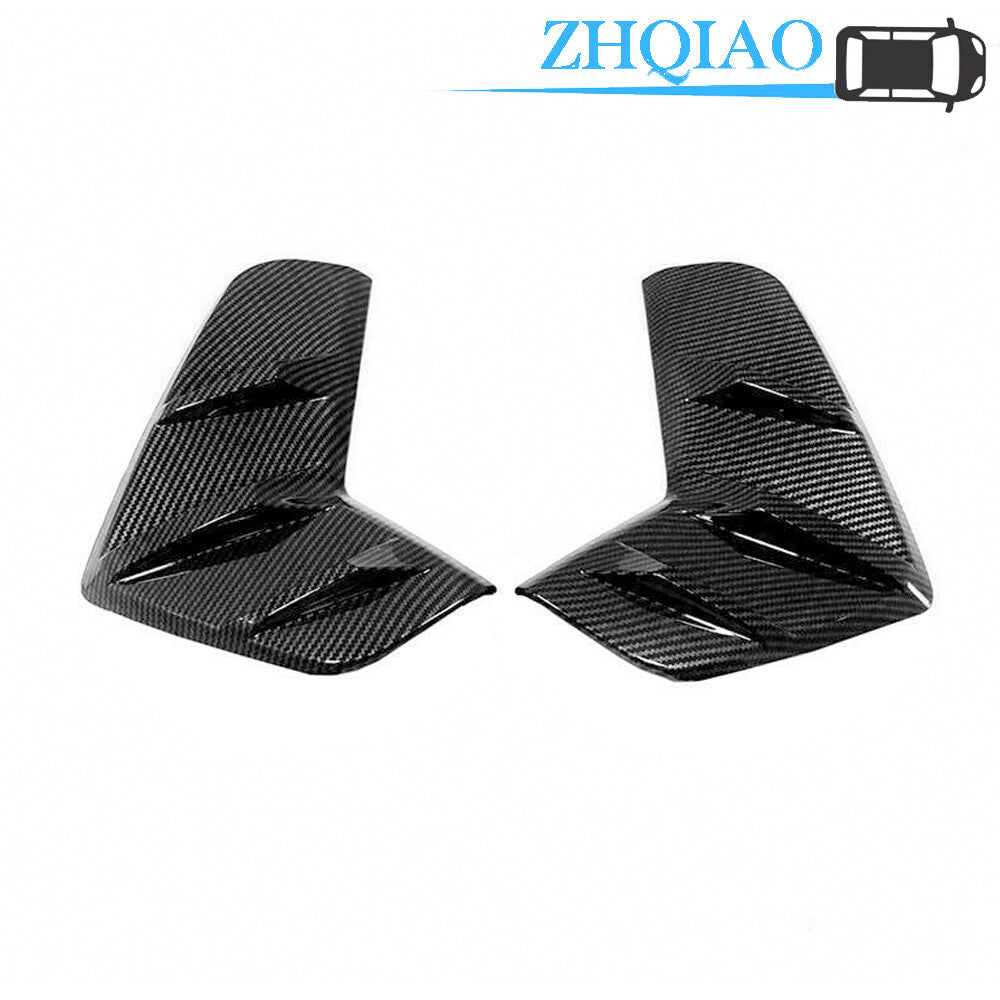 2pcs Carbon fiber ABS Front Fog Light Lamp Cover Trim Fits for Toyota Rav4 2019-202