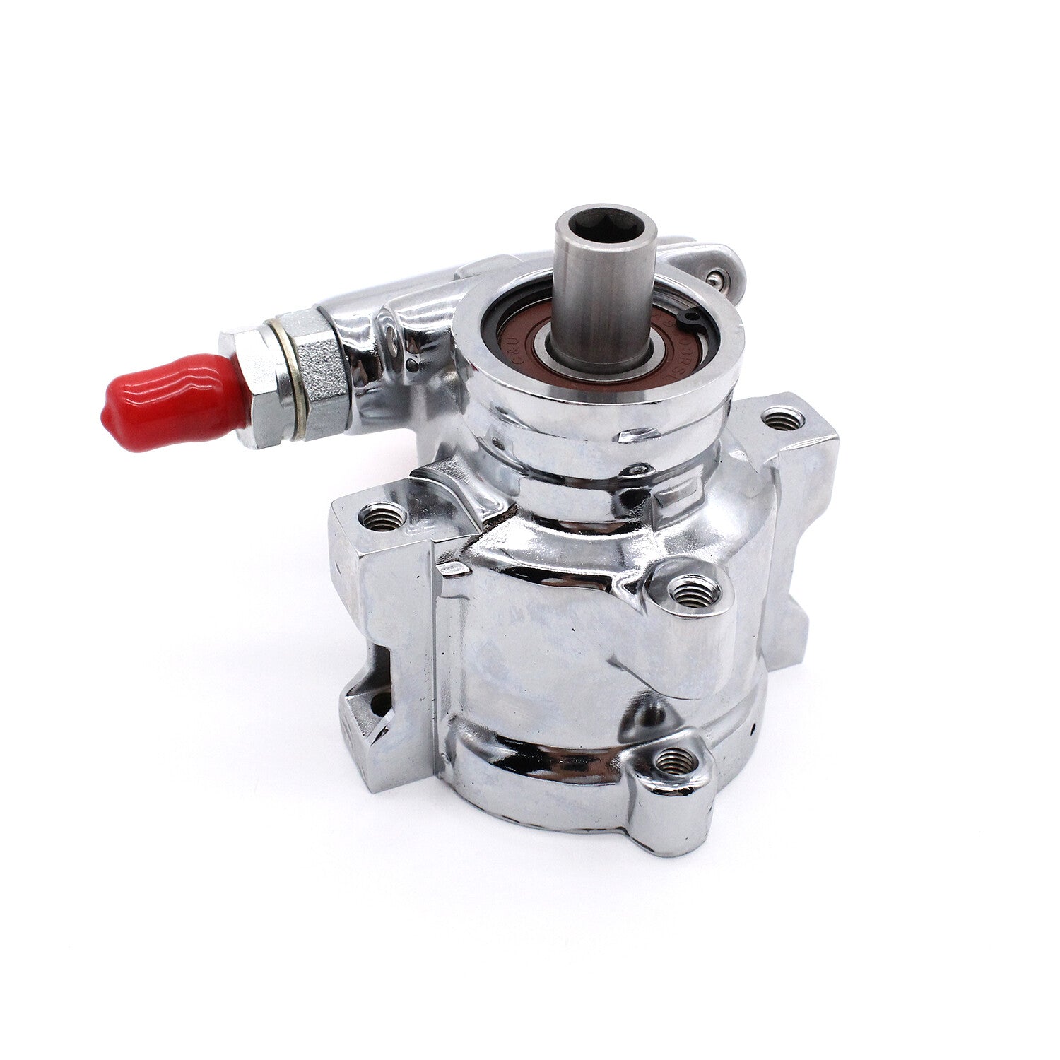 Remote Power Steering Pump Chrome Fits for Chevy GM 1980-01 Saginaw TC Type 2