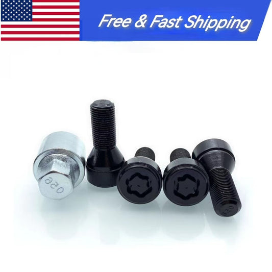 Wheel Lock Set Anti-Theft Lug Nuts Bolt for BMW X3 X4 for X5 X6 M14x1.25 l Q