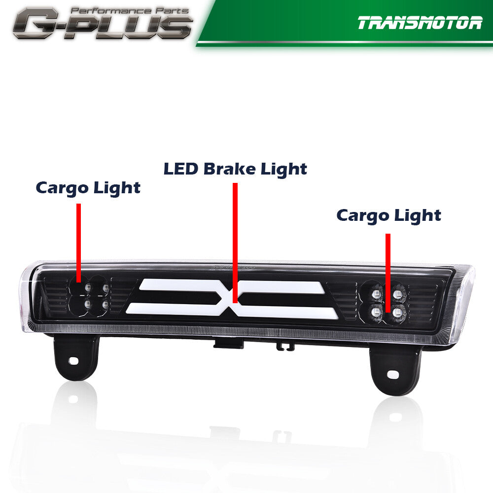 Fit For 00-06 Suburban Tahoe for Yukon Black LED Third Brake Light Cargo Light - v
