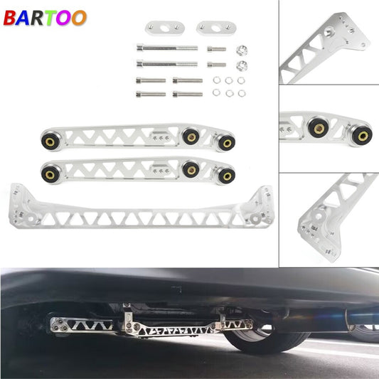 Silver Billet Rear Lower Control Arm + Subframe Brace for Honda for Civic EK 96-00 Q