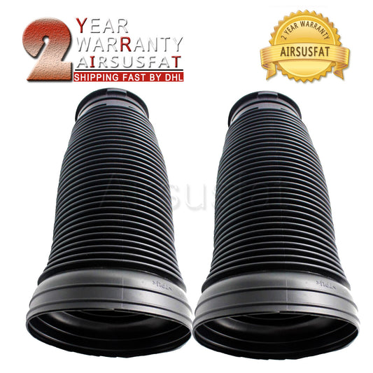 Pair Front Air Shock Strut Dust Boot Cover for Mercedes W220 S-Class 2203202438