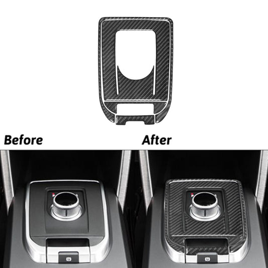 2XCarbon fiber Interior Speedometer Trim Cover for Lincoln for Navigator 2007-2014 v