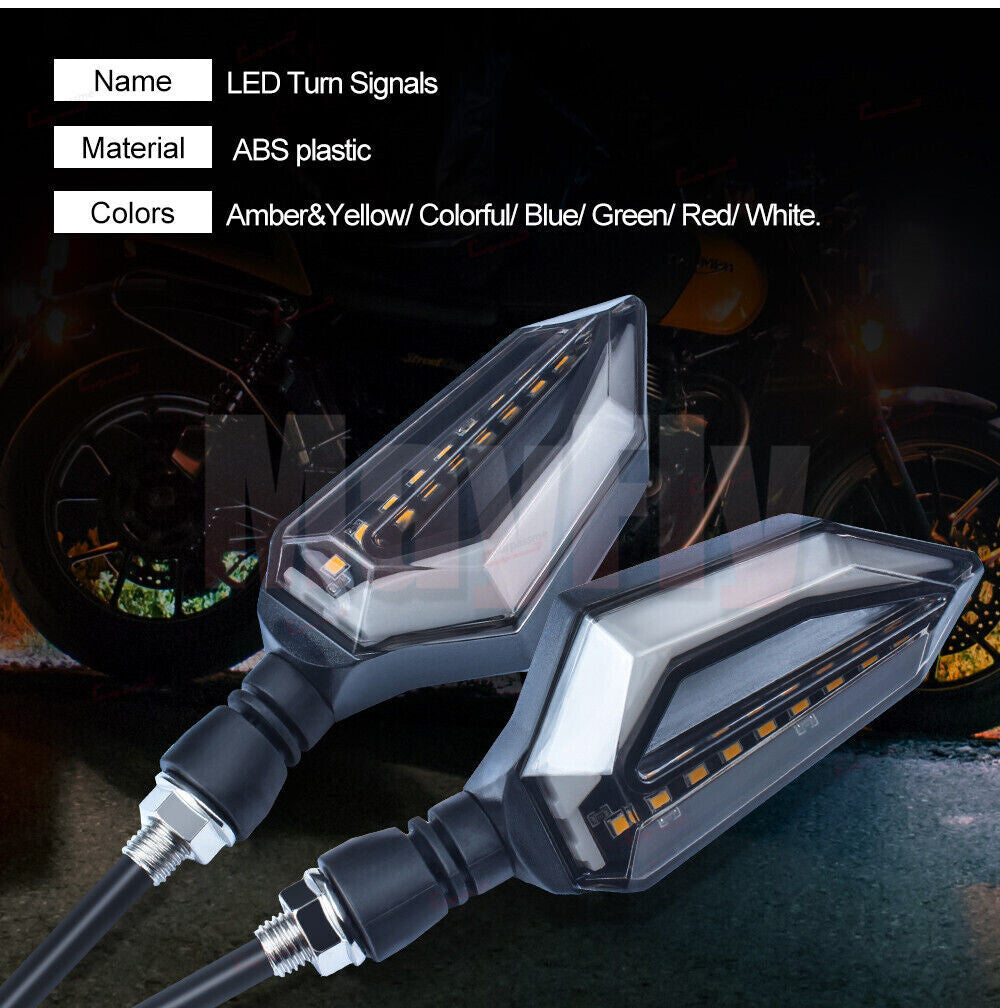 Turn Signal Lights Blinker fit For ZX6R ZX10R/RR 650/1000 ER6N/F Z1000SX