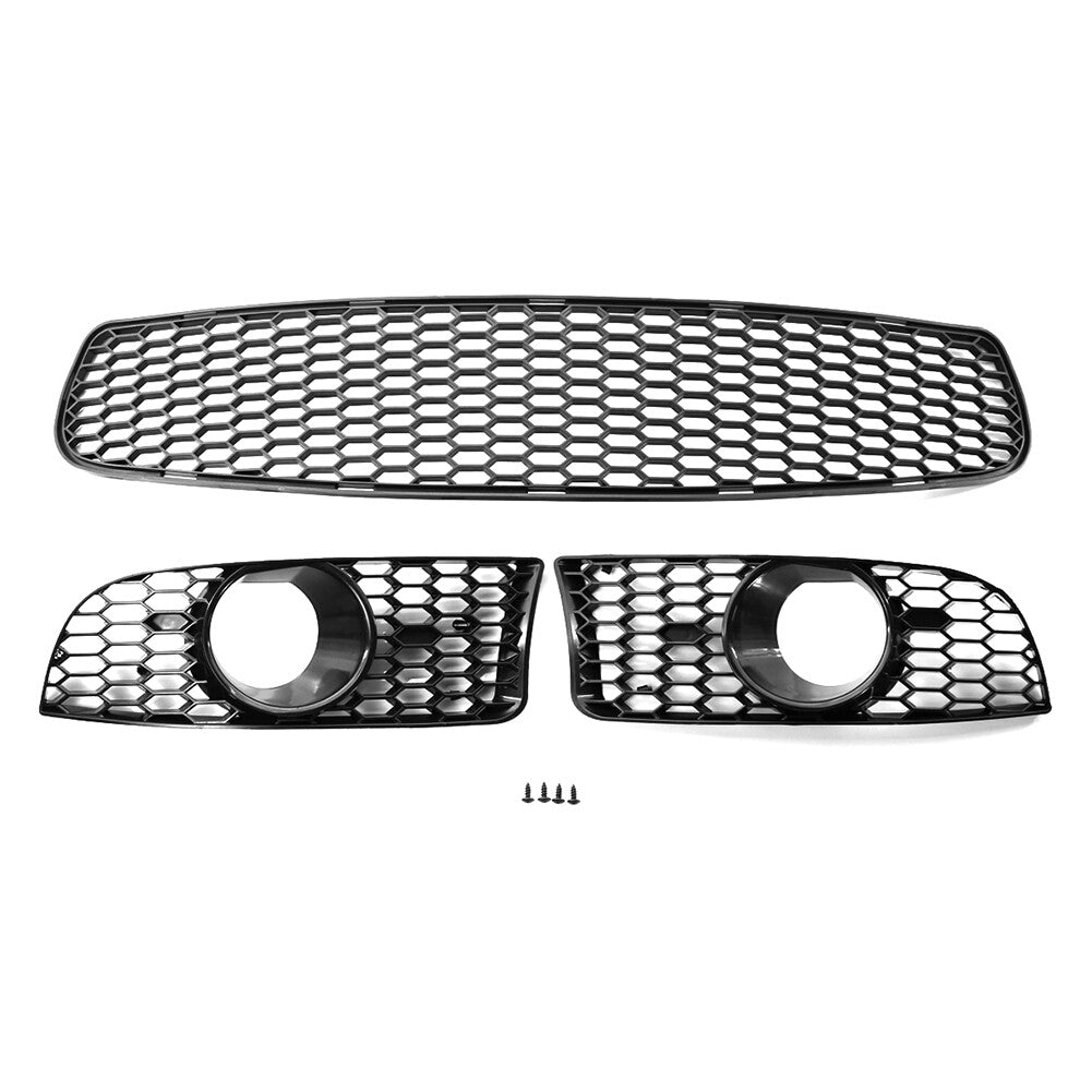 Front Bumper LowerGrille SetFor for BMW 3 Series E90 E92 E93 M3 Style 2009-2011