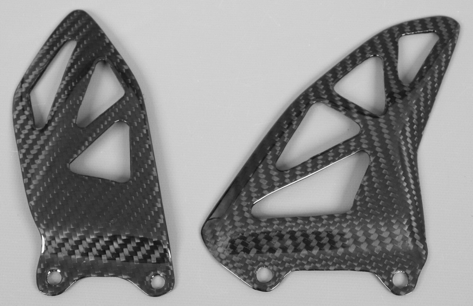 2017-2021 for Suzuki GSX-R1000 Heel Plates - 100% Carbon Fiber