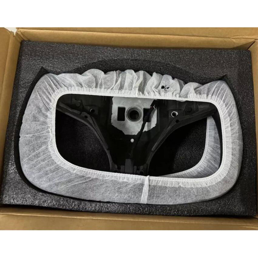 Yoke Carbon Fiber Steering Wheel for Tesla Model X S 2014-2023 with Heating