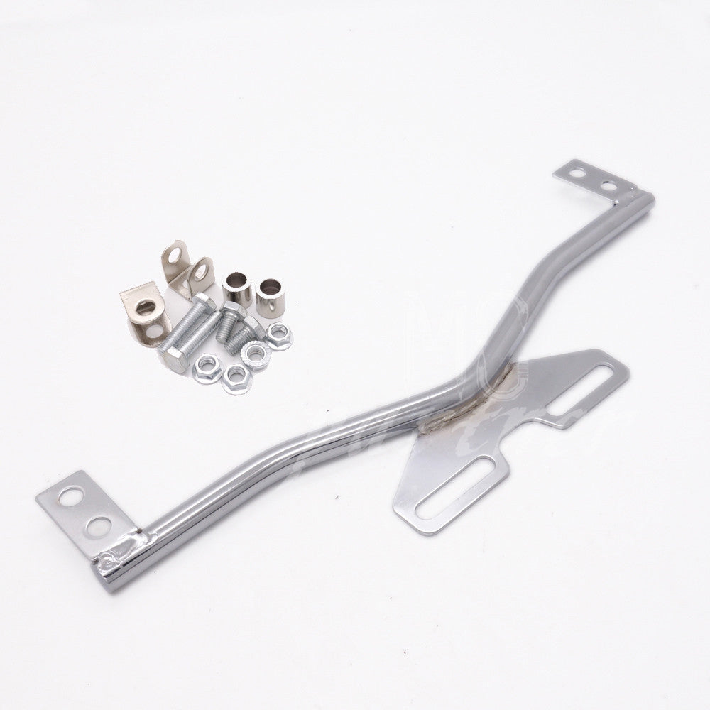 Chrome Motorcycle Light Bar Mount Clamp For Spot Fog Driving Turn Signal Light Q