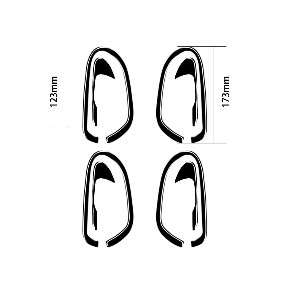 2X Carbon Fiber Right Of Steering Wheel Cover Trim for RAM Promaster 2014-2021 v