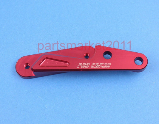 Red 320mm CNC Brake Caliper Rotor Bracket for Honda 4 Pot Caliper HF6 Bike