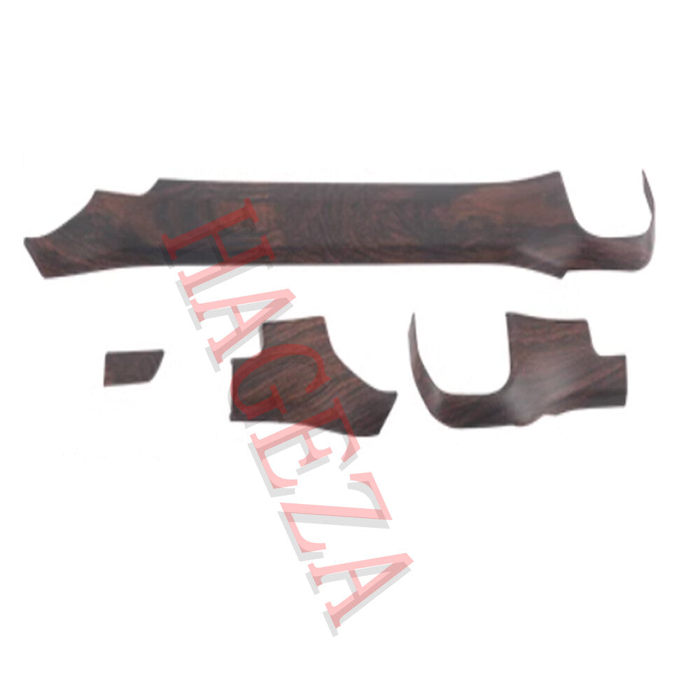for Ford Ranger 2023+ Center Console for Co -pilot Dashboard Cover Trim Wood Grain