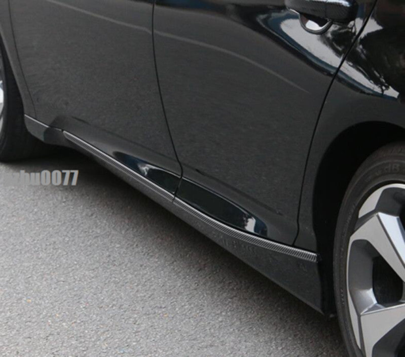 for Honda Accord 2018-2022 Carbon Fiber Steel Body Door Side Molding Cover Trim