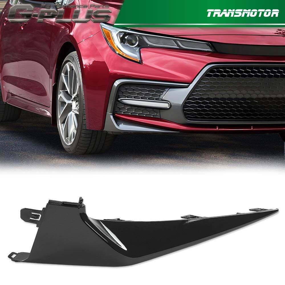 Suitable for 2020-2022 for Toyota for Corolla front bumper lower side trim molding on the right side.