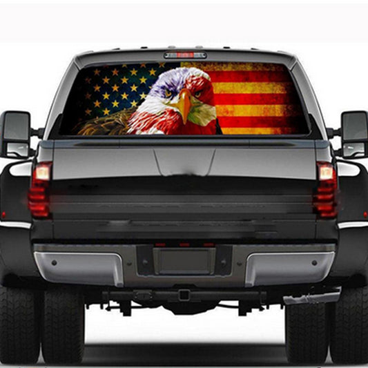 Car Body Stickers Rear Window Glass PVC Decals Sunscreen Exterior Accessories