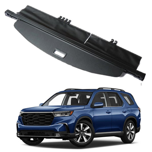 Leather Car Rear Trunk Cargo Luggage Shade Cover Fits for Honda Pilot 2023-2025 n