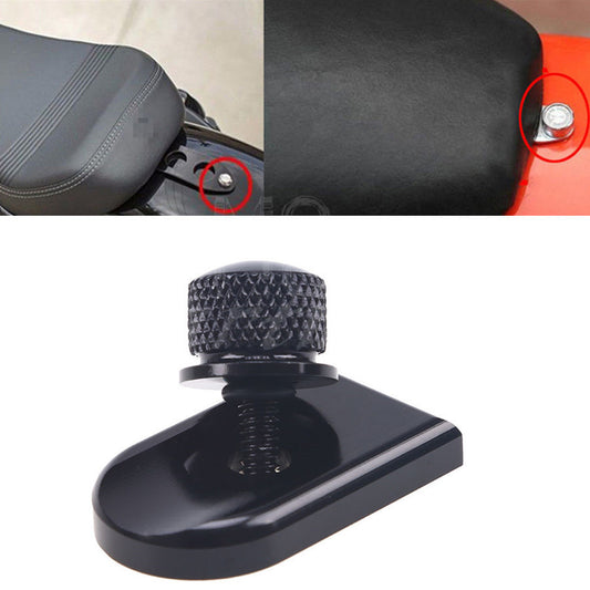 Black for Seat Bolt Tab Screw Mount Knob Cover Kit for Harley FXD FLH FLS XL Touring Q