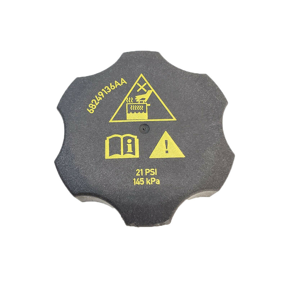 New Coolant Bottle Reservoir Cap Fits 2013-20 for Chrysler for Dodge for Jeep for Ram 68249136AA