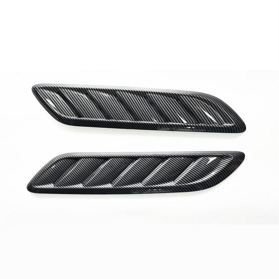 Carbon fiber style car cover ventilator cover air intake accessories - n