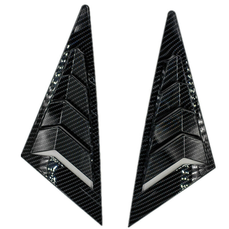 for Honda for Civic 2006-2011 Carbon Fiber Style A Pillar Front Triangle Panel Cover