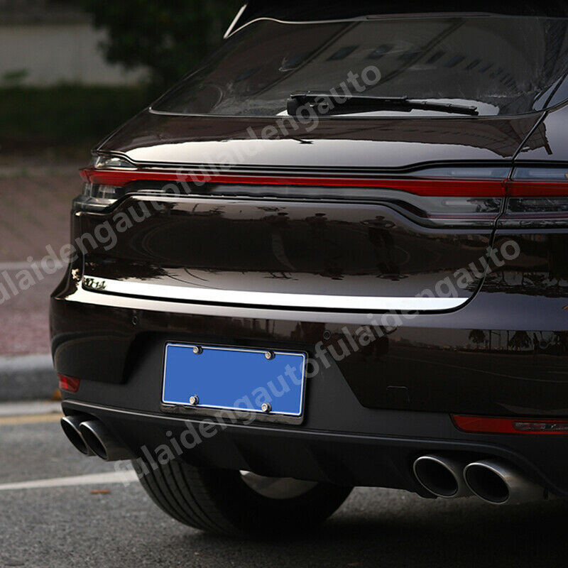 for Porsche Macan 2014-2019 Chrome Rear Trunk Tail Gate Lid Molding Cover Trim