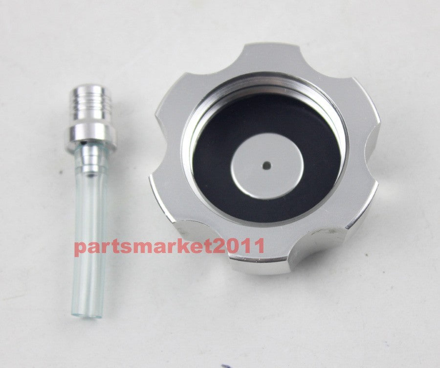 39MM Silver CNC Billet Fuel Tank Gas Cap 50CC-125CC ATV Quad Taotao Roketa NST
