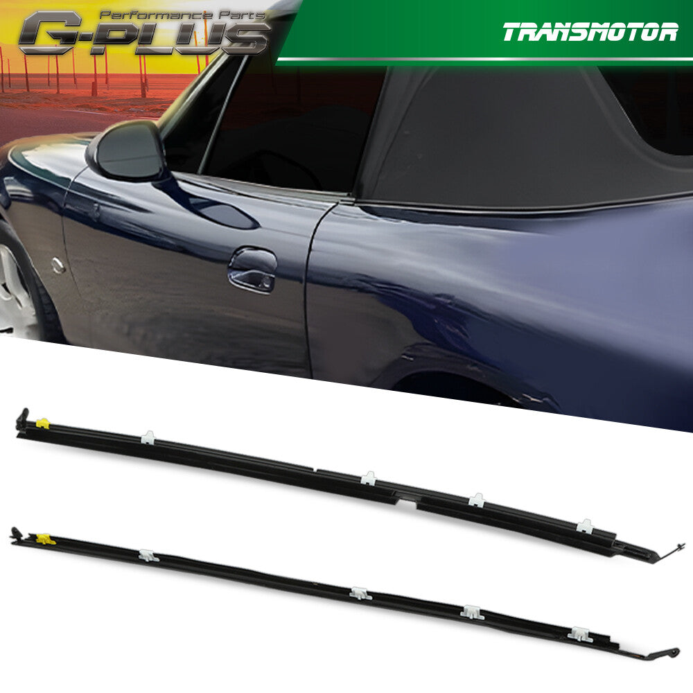 Weatherstrip Sealed Door Glass Window Right + Left Fits 90-05 Miata MX-5- v
