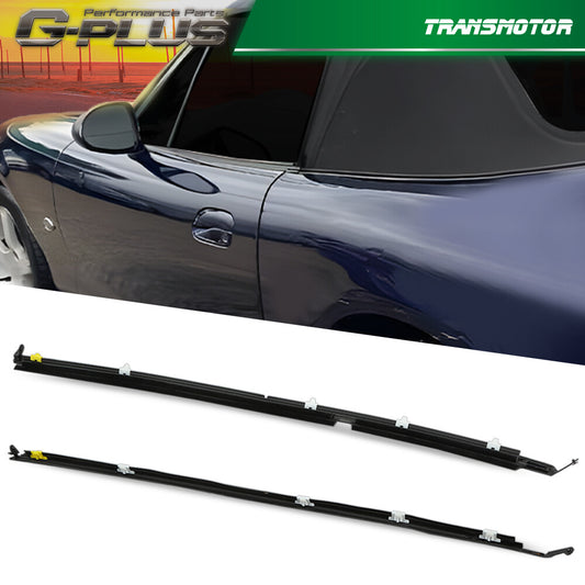 Weatherstrip Sealed Door Glass Window Right + Left Fits 90-05 Miata MX-5- v