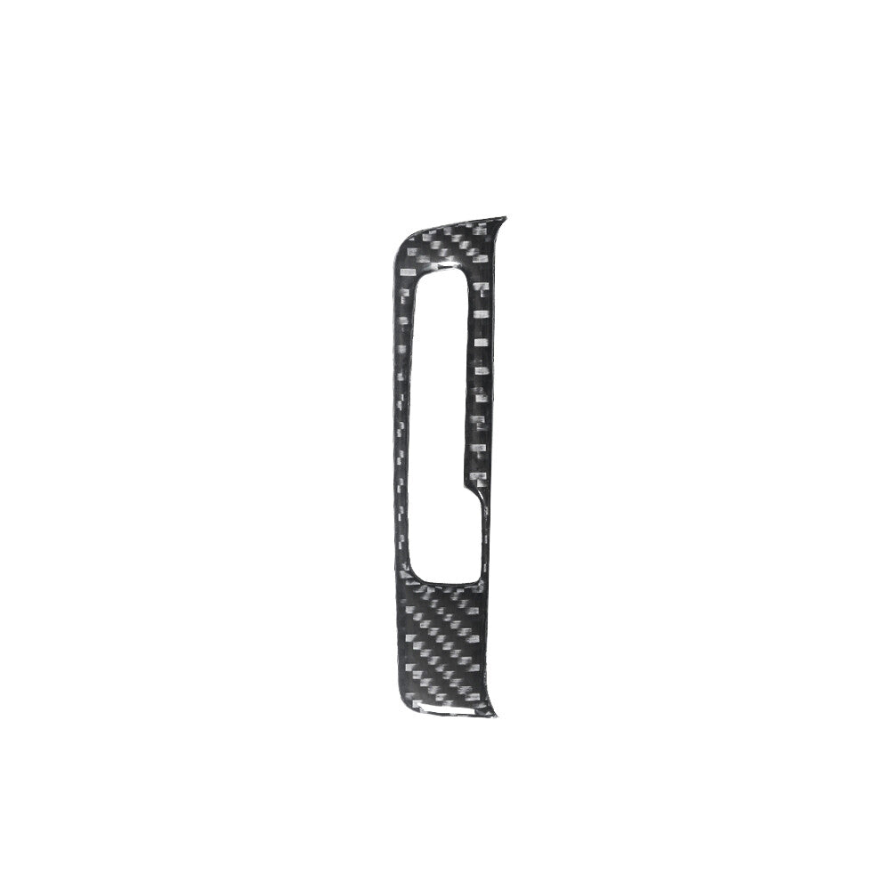 2Pcs Carbon Fiber Safety Belt for Seat Panel Cover Trim For Tundra 2014-2018 v