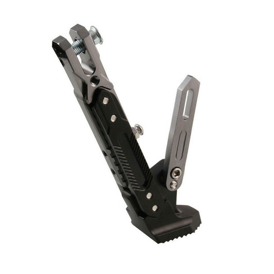 Adjustable Tripod Holder Foot Kick Stand Support Fall Protect Motorcycle Parts Q