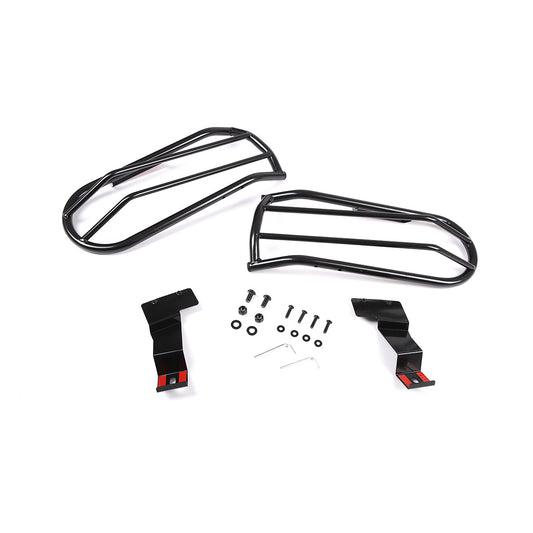 Steel Black Front Fog Light Bumper Cover Trim for Toyota FJ Cruiser 2007-14