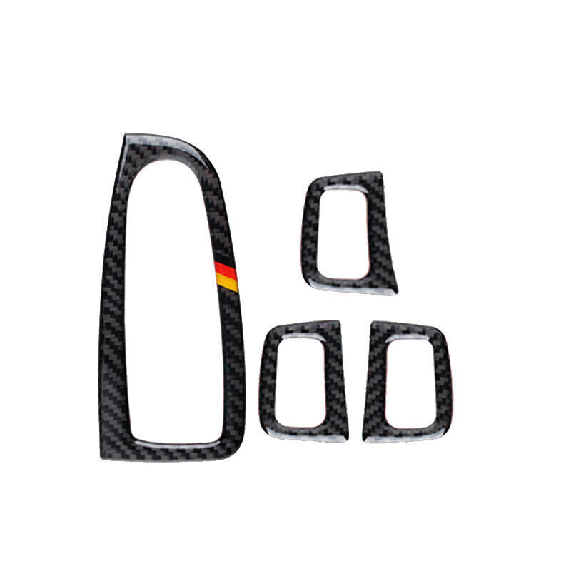 Carbon fiber window switch and armrest trim for C-Class, GLC, and E-Class. n