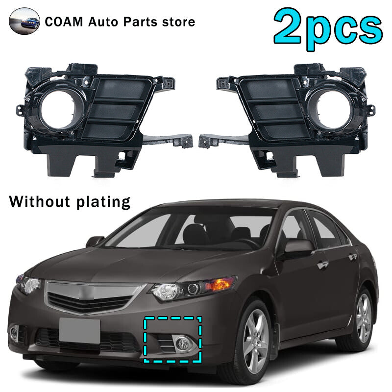 This 2-piece fog light trim set is suitable for 2011-2014 for Acura TSX 2.4L models.