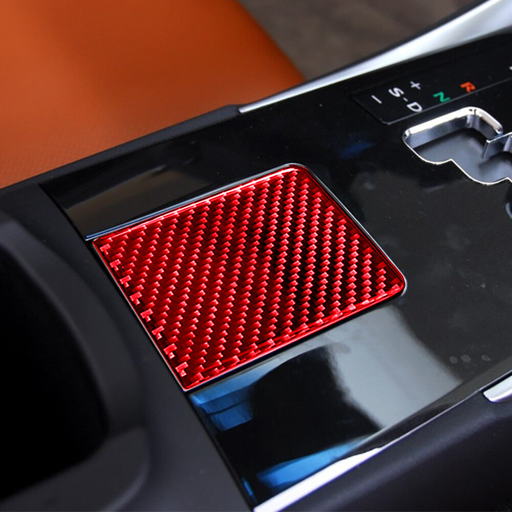 Red carbon fiber cup holder lid interior trim suitable for IS250 350 2006-12