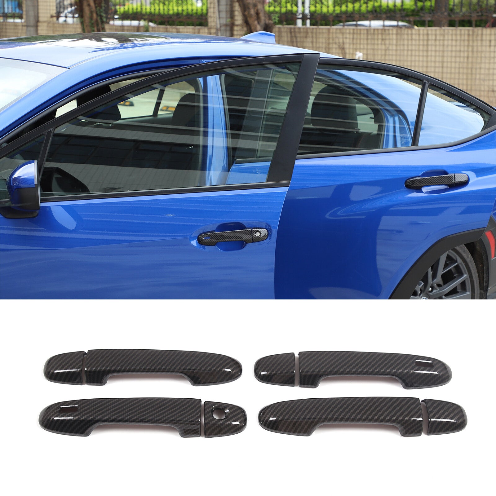2 Alloy Rear Window Glass Sport Plate C Strut for Kia Soul 2019-22- v
