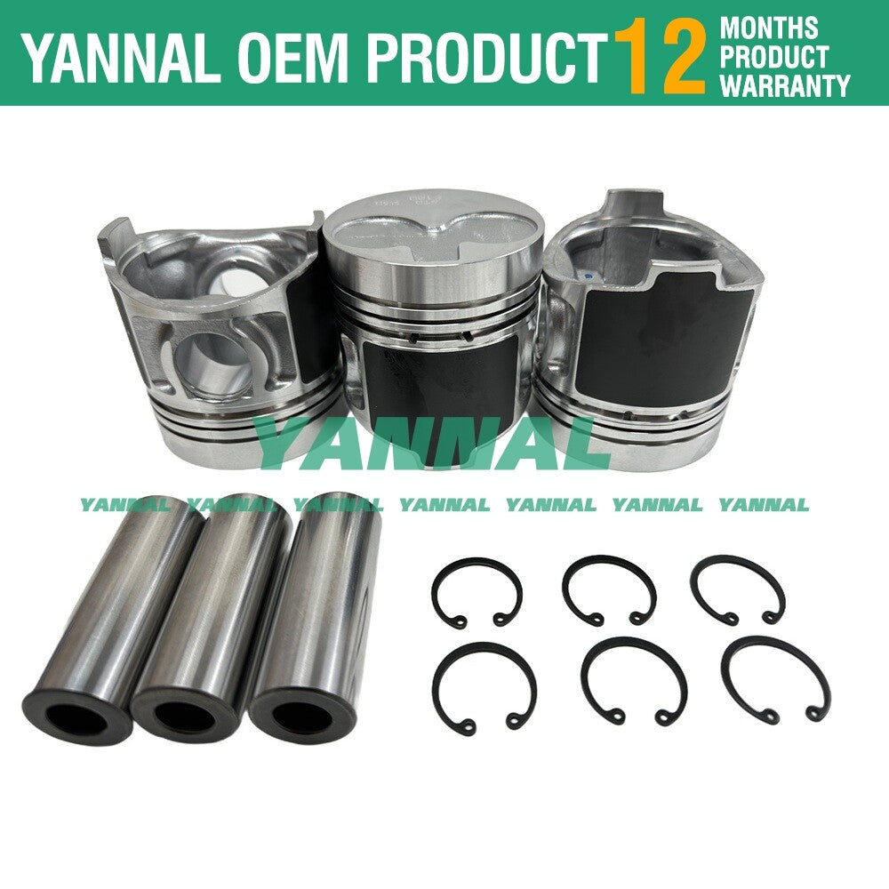 piston kit with rings for Perkins 403C-15, 403D-15, 403C-15T, 403D-15T-