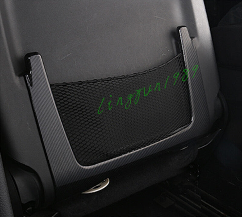 for Jeep Grand Cherokee 2011-2021 Carbon Fiber Car for Seat Back Storage Frame cover