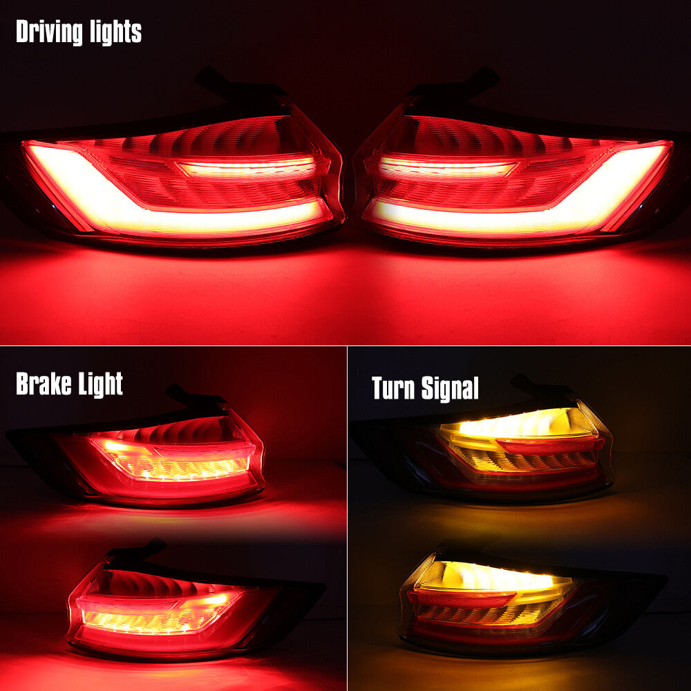 For 2019-2023 for Ford Edge ST/ST-Line/Titanium Outer LED Tail Light LH RH Set