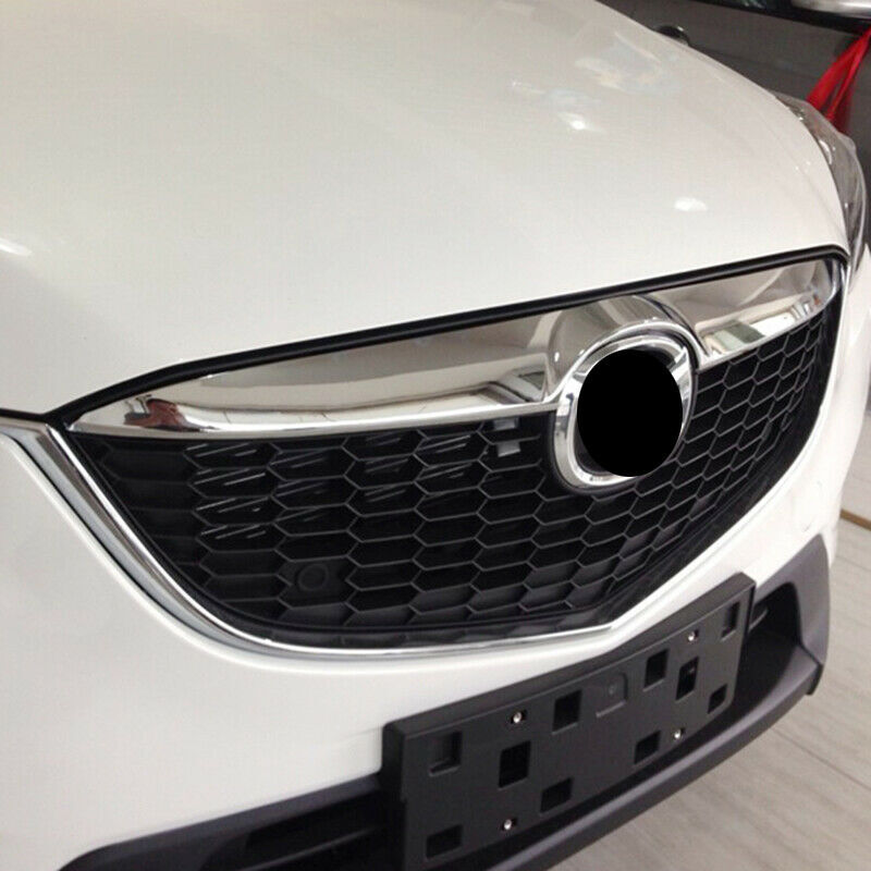 for Mazda CX5 CX-5 2012-2015 Chrome Front Grille Around badge Grills Cover Trim