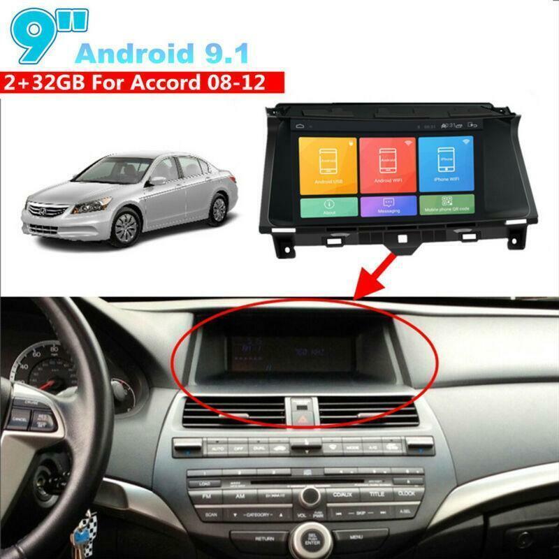 for Honda Accord 2008-2012 9 Android 9.1 2+32GB Car Stereo GPS Head Unit Player