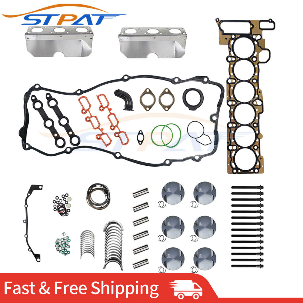 Engine Rebuild Gasket Pistons Rings Kits for BMW E39 E46 325i 525i X3 2.5 02-06